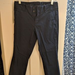 Navy Andie Cropped J Crew Pant